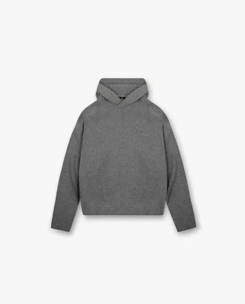 Raf Simons Hoodie Gray Knit Hoodie - 1