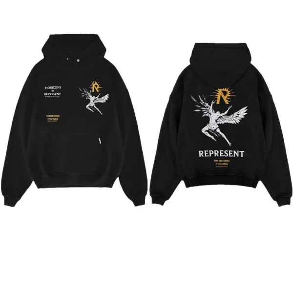 Represent Horizons Hoodie Black - 1
