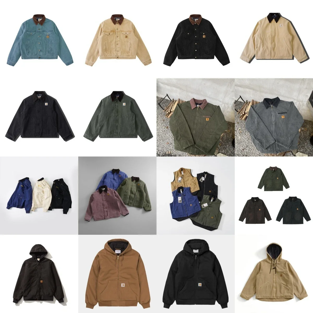 Carhartt khaki coat 