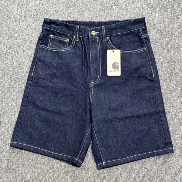 Carhartt WIP Double Knee Shorts Black Denim Shorts - 13