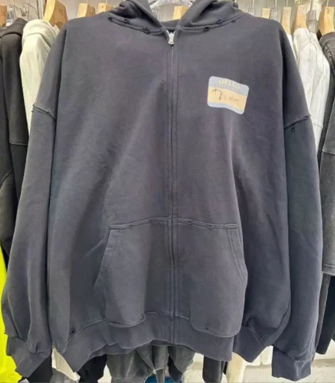 Off-White Hoodie Black Embossed Logo Hoodie - 5