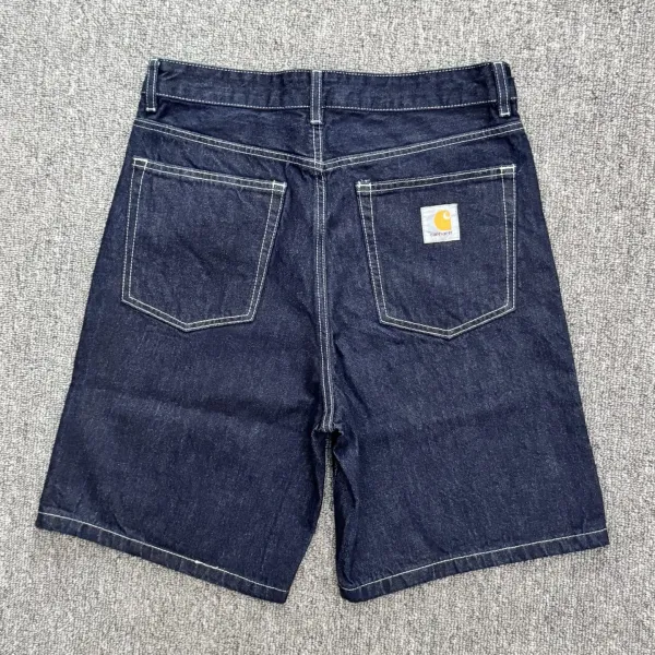 Carhartt WIP Double Knee Shorts Black Denim Shorts - 14
