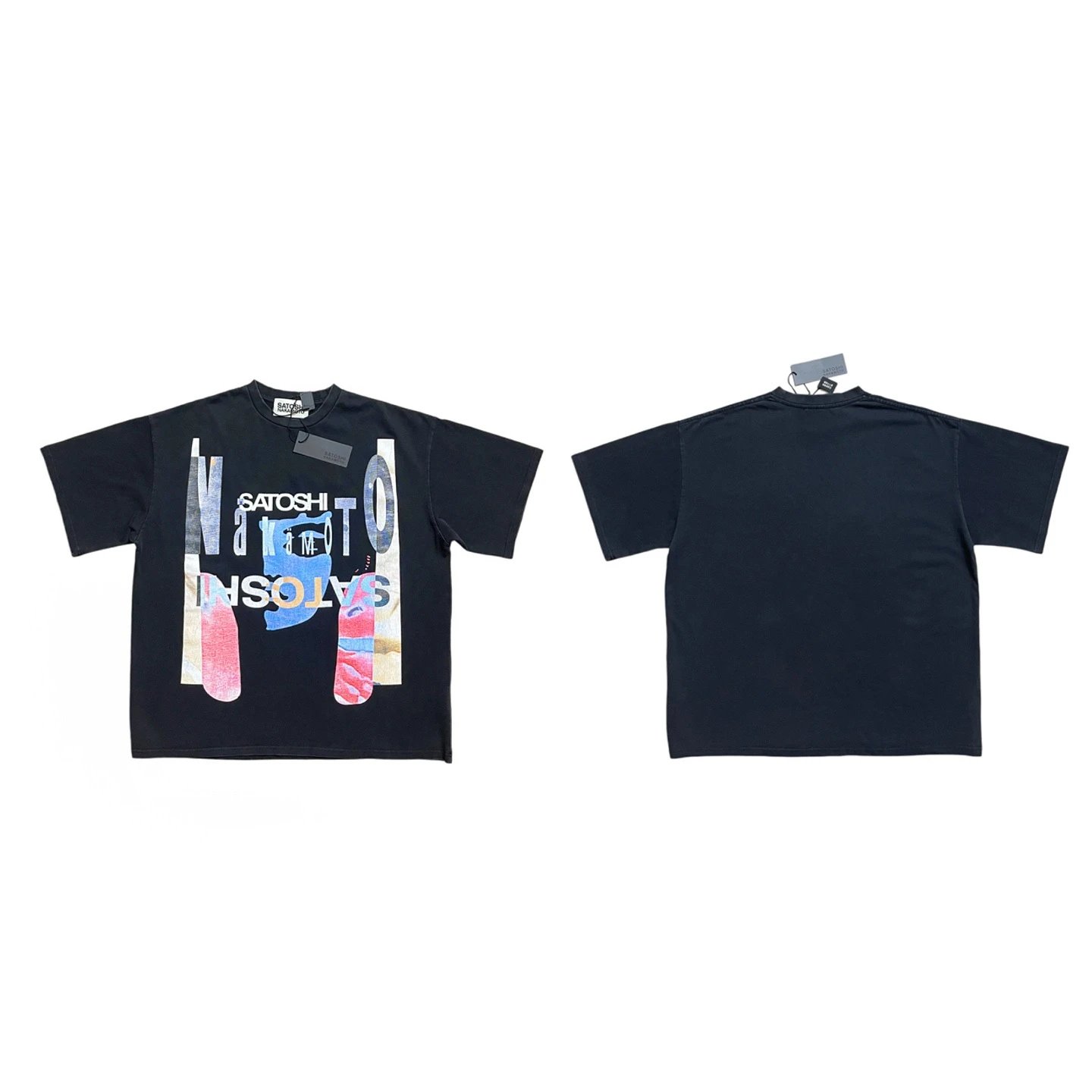 SATOSHI Printed Distressed T-Shirt photo 3