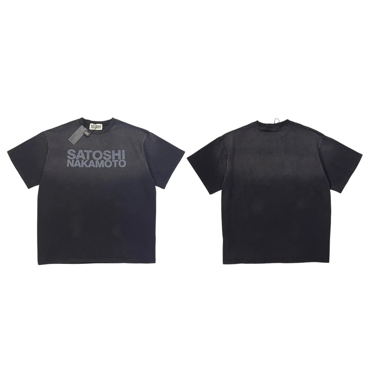 SATOSHI Printed Distressed T-Shirt photo 8