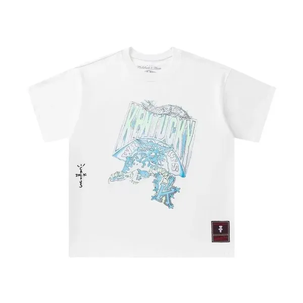 Travis Scott x Mitchell & Ness Kentucky Wildcats Graphic T-Shirt - 1