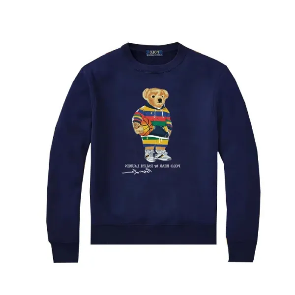 Polo Ralph Lauren Polo Bear Navy Sweatshirt - 4
