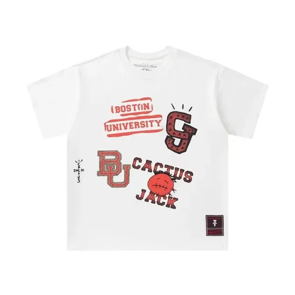 Travis Scott x Nike x Boston University Cactus Jack Graphic T-Shirt - 1