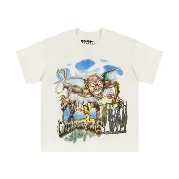 Circus Maximus x Tour T-Shirt Off-White Graphic Print T-Shirt - 1
