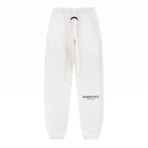 Fear of God Essentials Logo Sweatpants White - 1