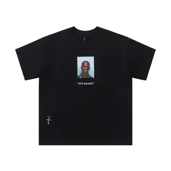 Travis Scott x Cactus Jack 'It's Miami' Black T-Shirt - 1