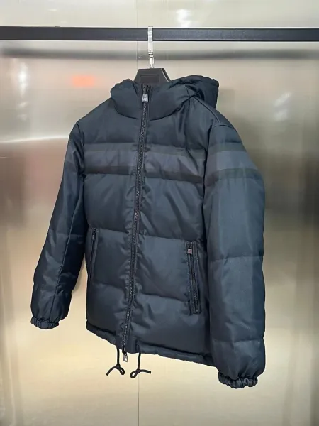 Dior Oblique Monogram Hooded Windbreaker Navy and White - 6
