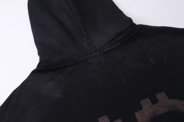 Gallery Dept. Bitcoin Hoodie Off-White Washed - 15