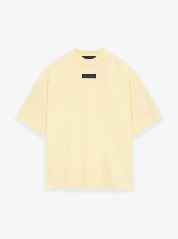 Solid Round Neck FOG Short Sleeve T-Shirt photo 4