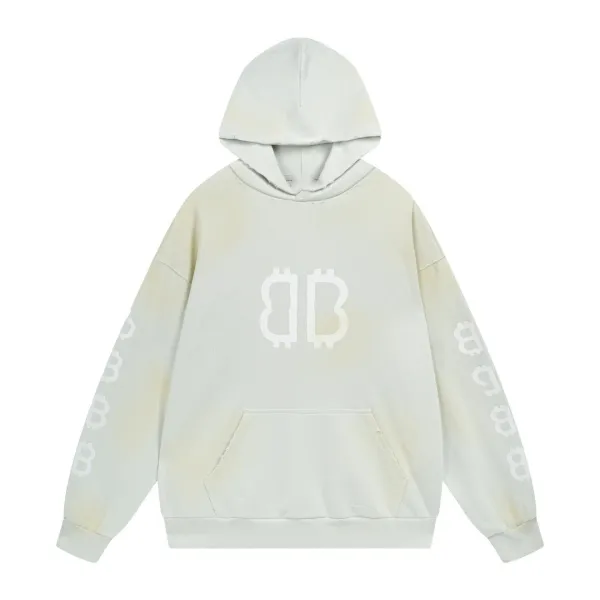 Gallery Dept. Bitcoin Hoodie Off-White Washed - 16