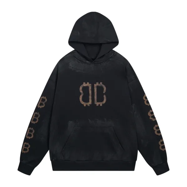 Gallery Dept. Bitcoin Hoodie Off-White Washed - 11