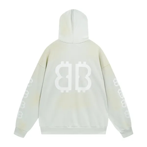Gallery Dept. Bitcoin Hoodie Off-White Washed - 17