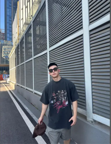 Balenciaga Figalle Print Washed Black T-Shirt - 3