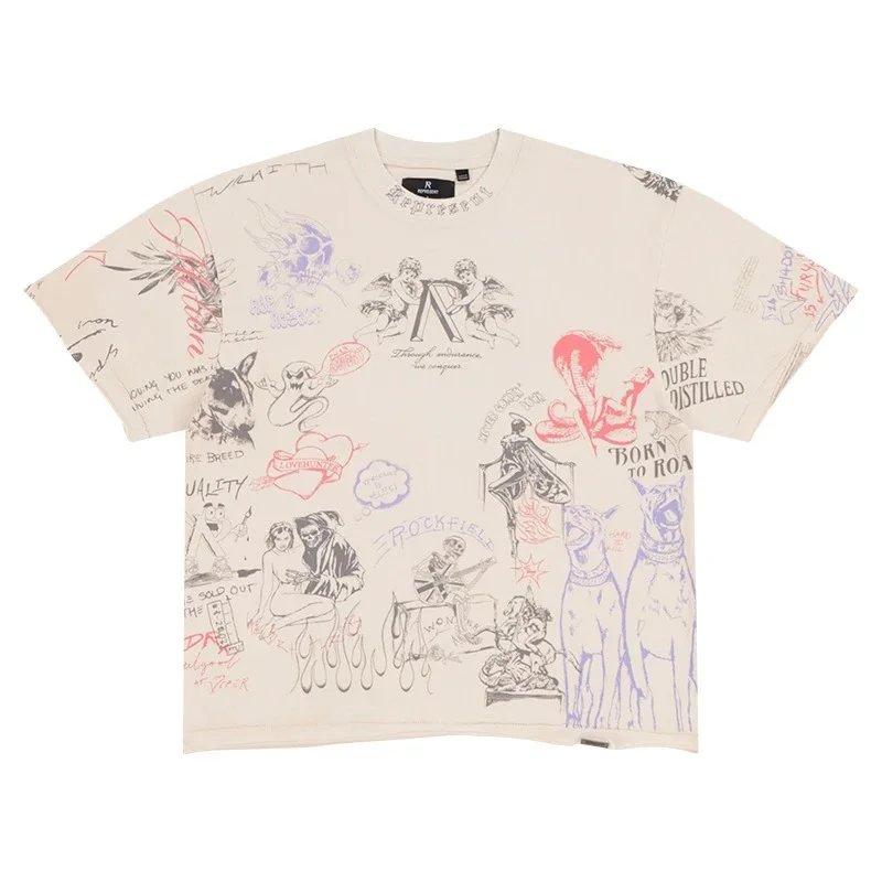 Represent Vintage Angel Car Print T-Shirt photo 7