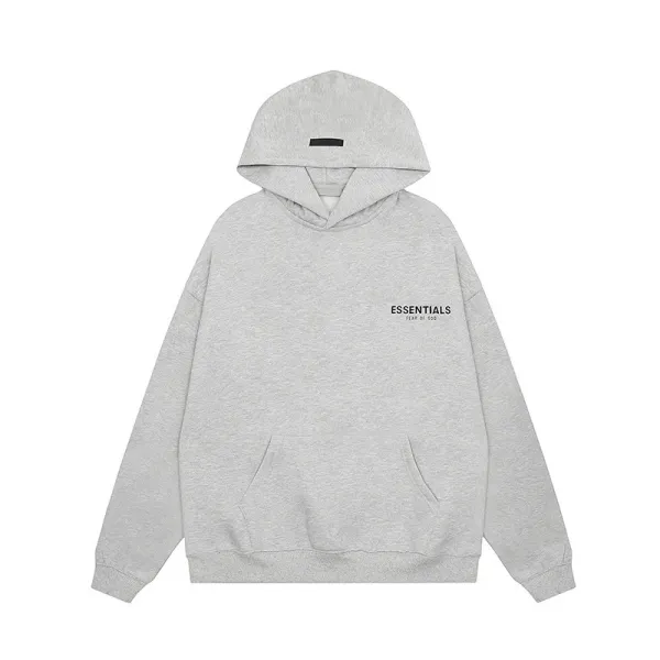 Fear of God Essentials Black Oversized Hoodie and Jogger Set - 7