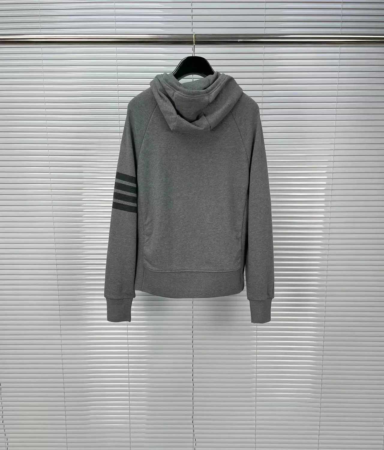 Thom Browne 4-Bar Stripe Zip-Up Hoodie Black - 15