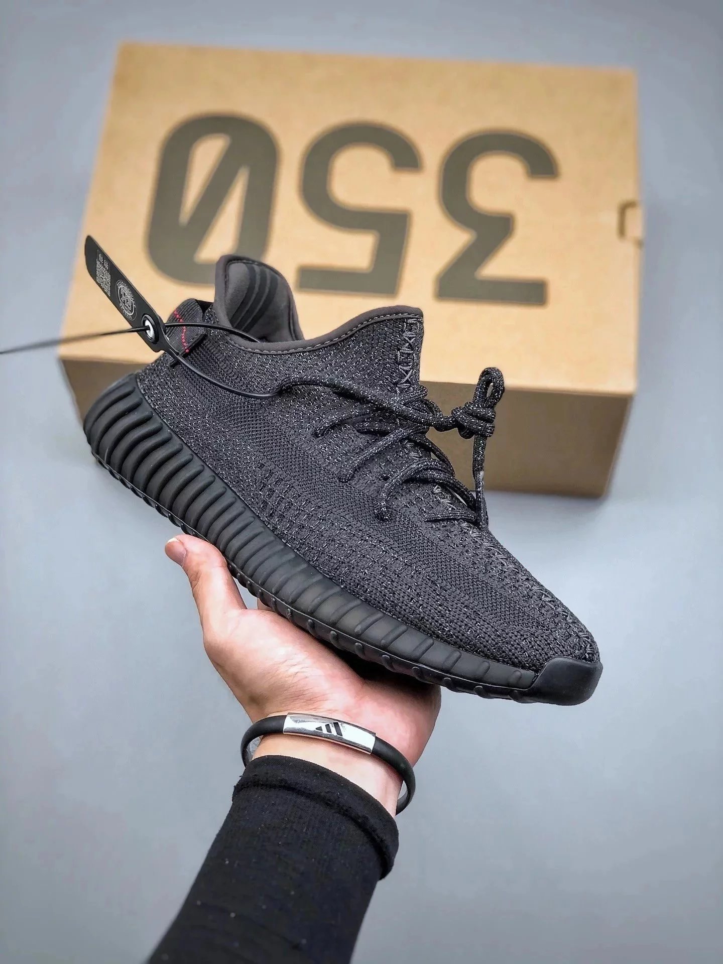 Adidas Yeezy 350 Black Starfield FU9007 photo 5