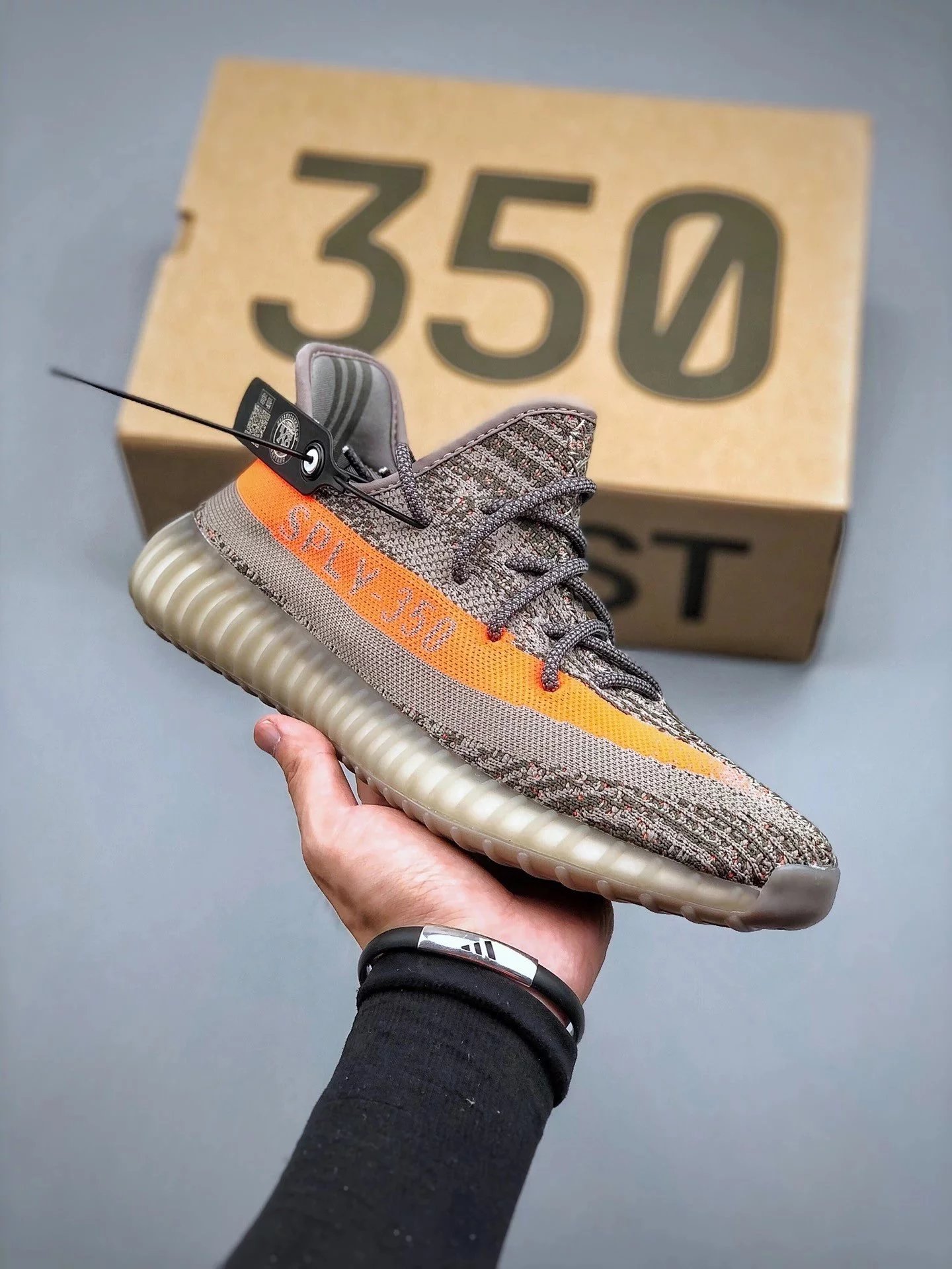 Adidas Yeezy 350 Grey Orange