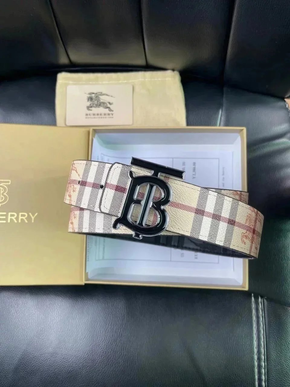 Gucci x Disney GG Marmont Belt Beige Multicolor Canvas Belt - 15