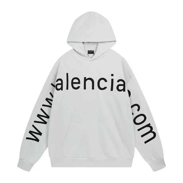 Balenciaga Hoodies & Sweatshirts Hooded pullover with kangaroo pocket product detail image 26