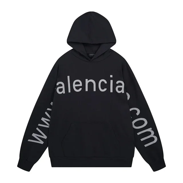 Balenciaga Hoodies & Sweatshirts Hooded pullover with kangaroo pocket product detail image 27