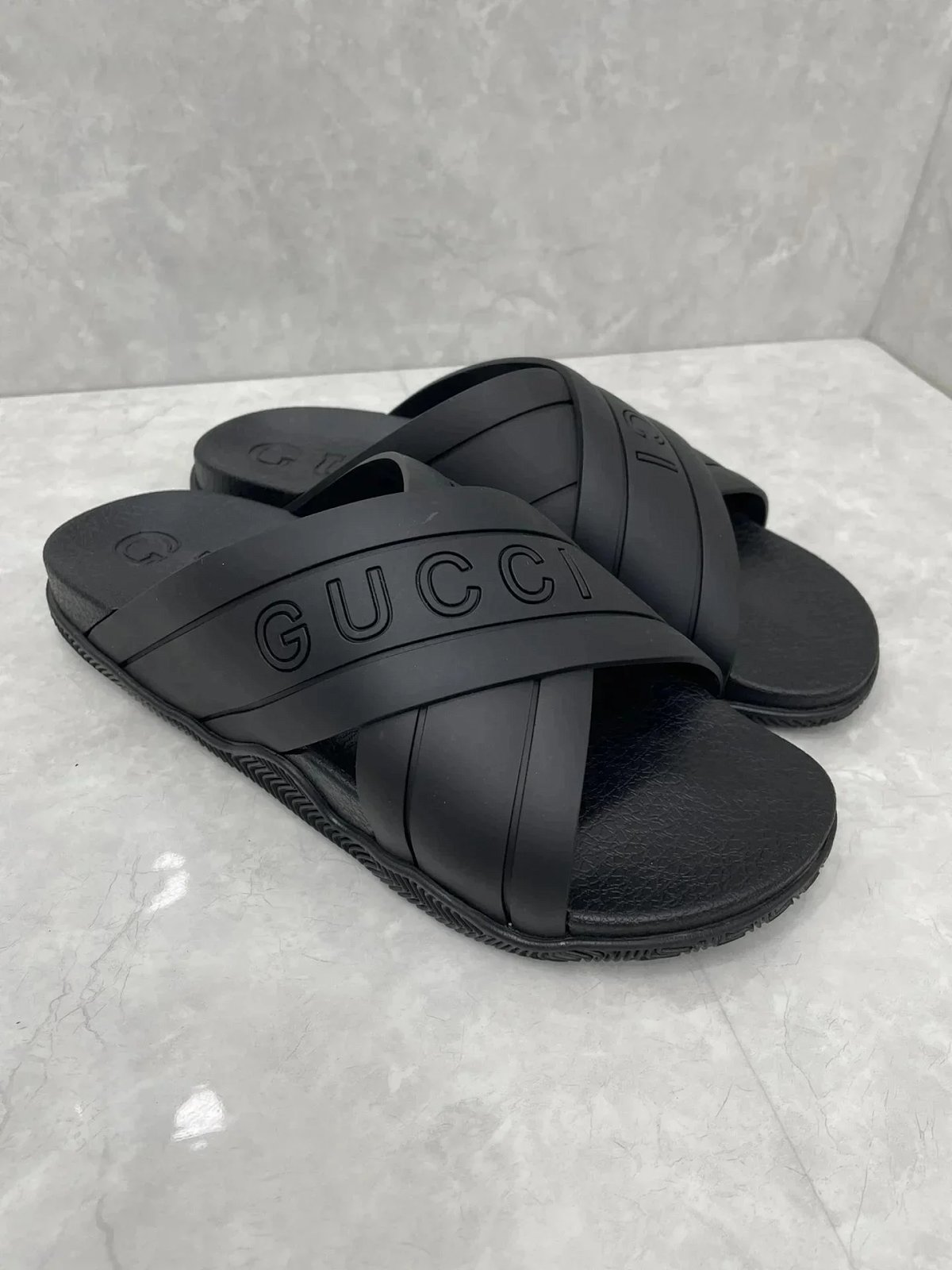 Gucci Horsebit Mule Pink Blue GG Knit Slippers product detail 18 in Litbuy spreadsheet finds