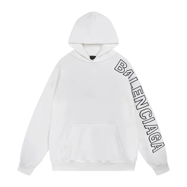 Balenciaga Hoodies & Sweatshirts Hooded pullover with kangaroo pocket product detail image 16