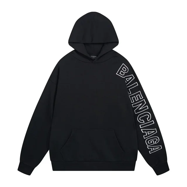 Balenciaga Hoodies & Sweatshirts Hooded pullover with kangaroo pocket product detail image 17