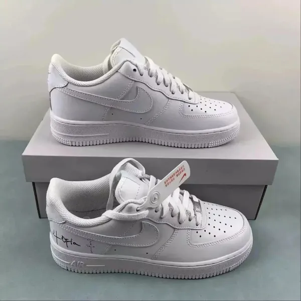 Nike x Off-White Air Force 1 Low White Sneakers - 1