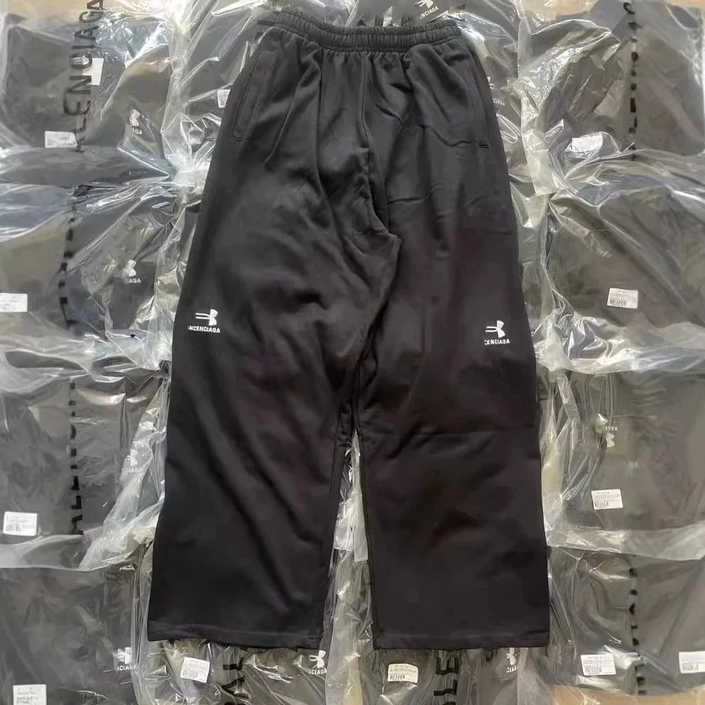 Balenciaga Logo Black Zip-Up Hoodie