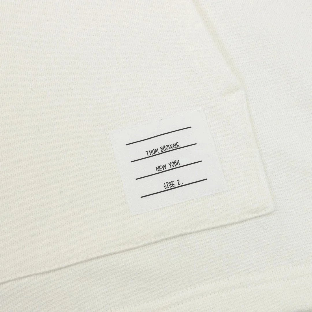Thom Browne Four-Stripe Crewneck Sweatshirt White - 7