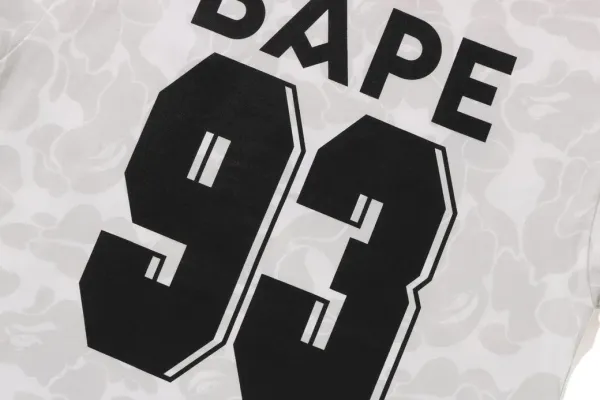 A Bathing Ape Arch Logo Camo Ape Head Black T-Shirt - 7
