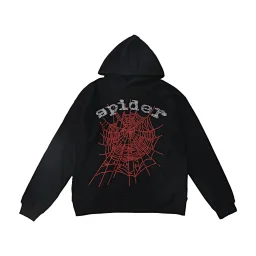 thumbnail for Spider web foam letter hoodie loose suits for men and women