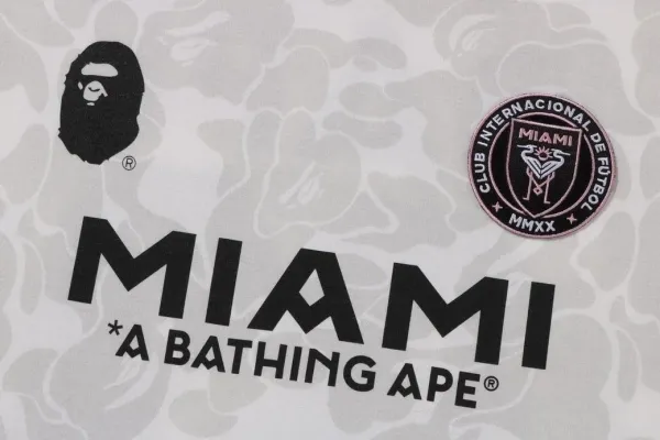 A Bathing Ape Arch Logo Camo Ape Head Black T-Shirt - 4