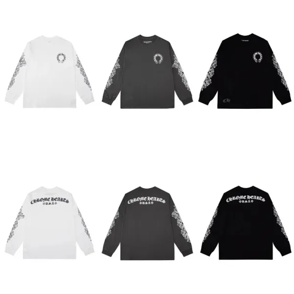 Chrome Hearts Los Angeles Long Sleeve Tee Black - 9