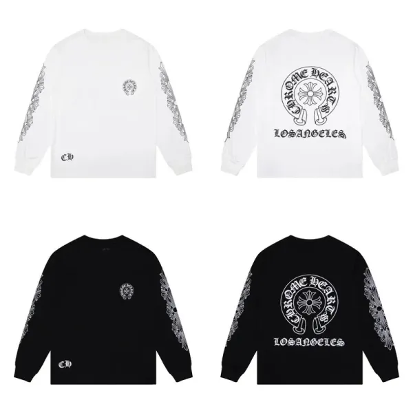 Chrome Hearts Los Angeles Long Sleeve Tee Black - 11
