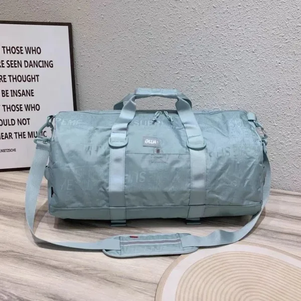 Supreme All-Over Print Duffle Bag Ice Blue Travel Bag - 1
