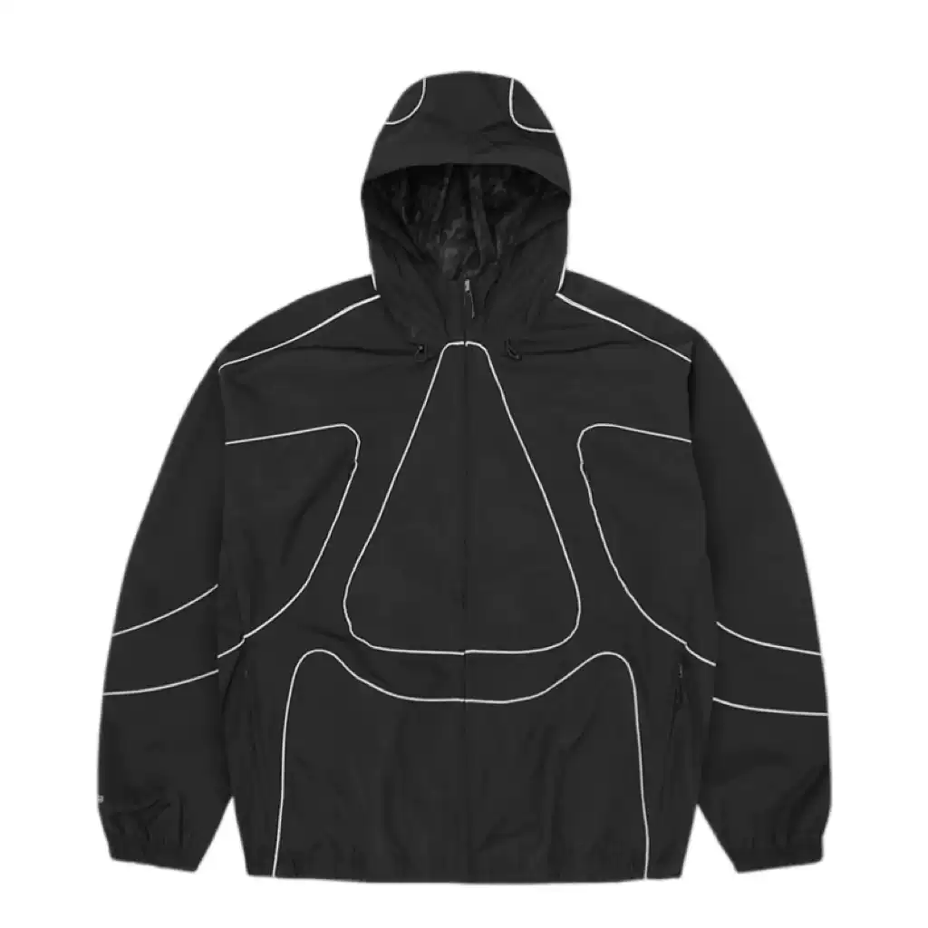 Reflective Line Trench Coat photo 3