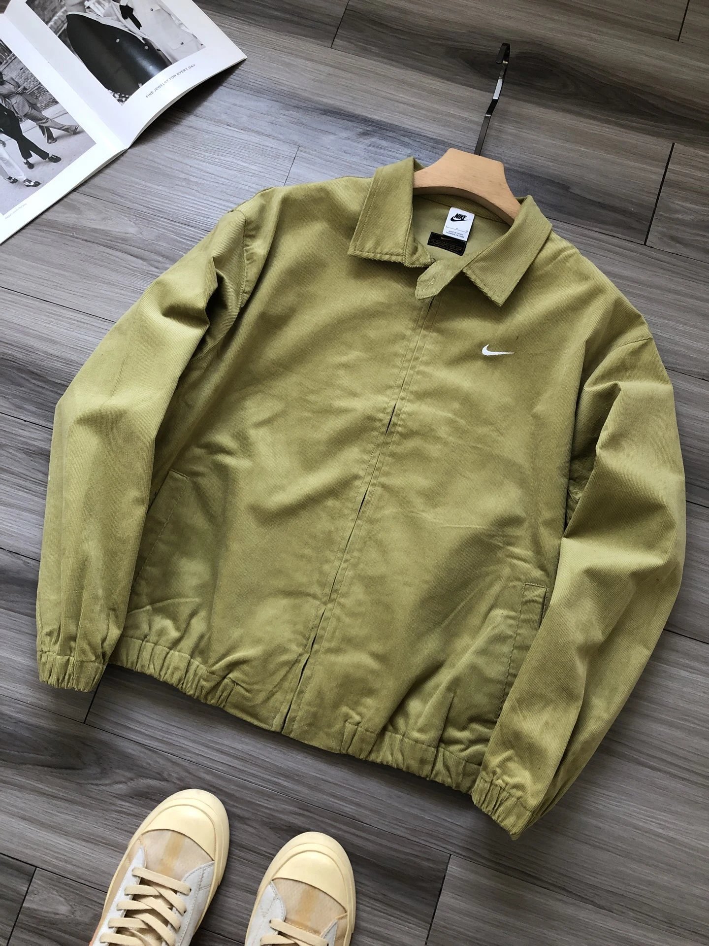 Corduroy Embroidered Vintage Harrington Jacket photo 4