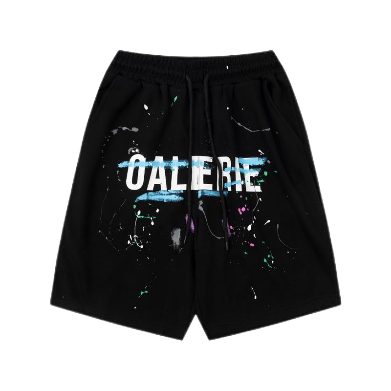 Gallery Dept Paint Splatter Shorts Beige Multicolor Shorts - 7