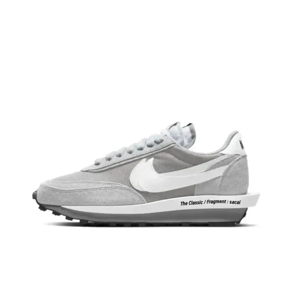 Nike x Fragment Design x sacai LDWaffle Gray Sneakers - 1