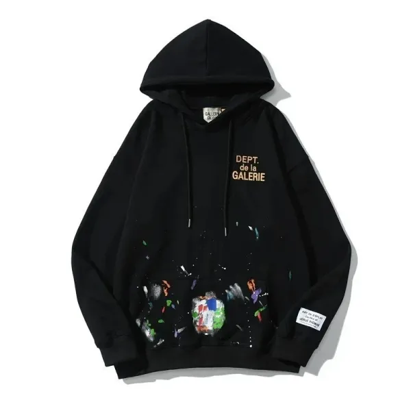 Gallery Dept. Reverse Print Hoodie Brown - 3