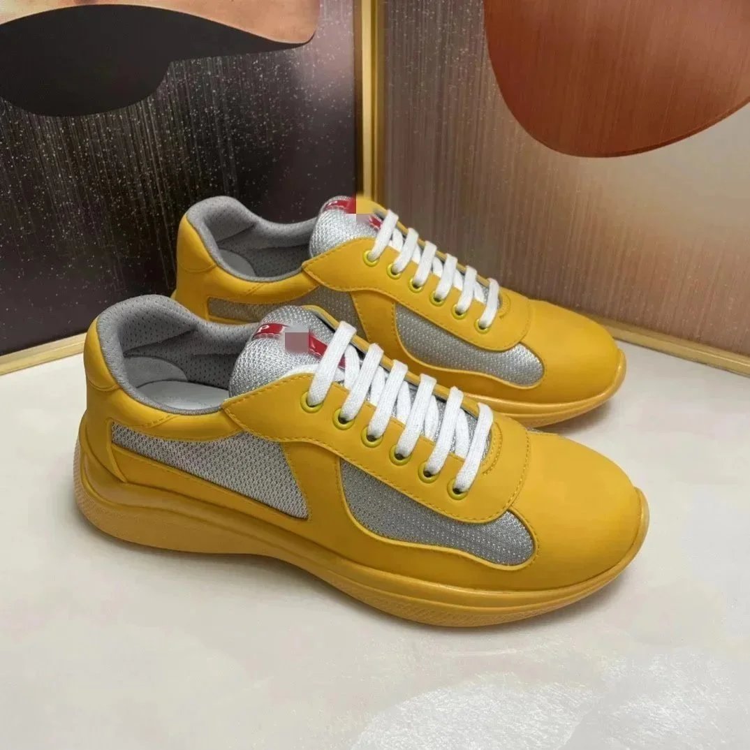 Prada Re-Nylon Runner Black and Gray Sneakers - 7