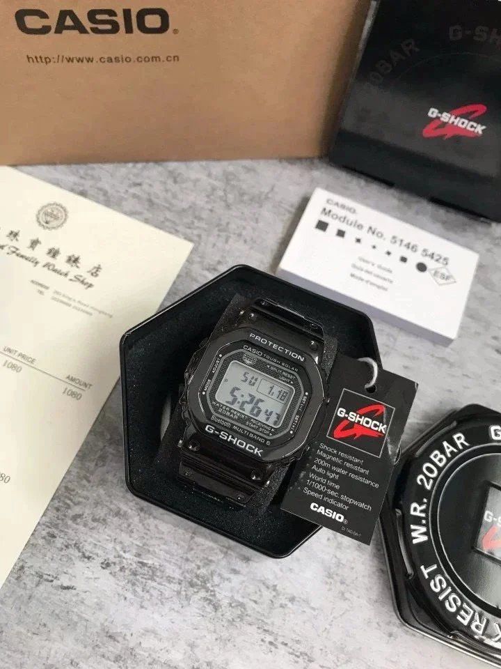 Casio G-Shock GM-5600PG-9 Digital Watch Gold - 8
