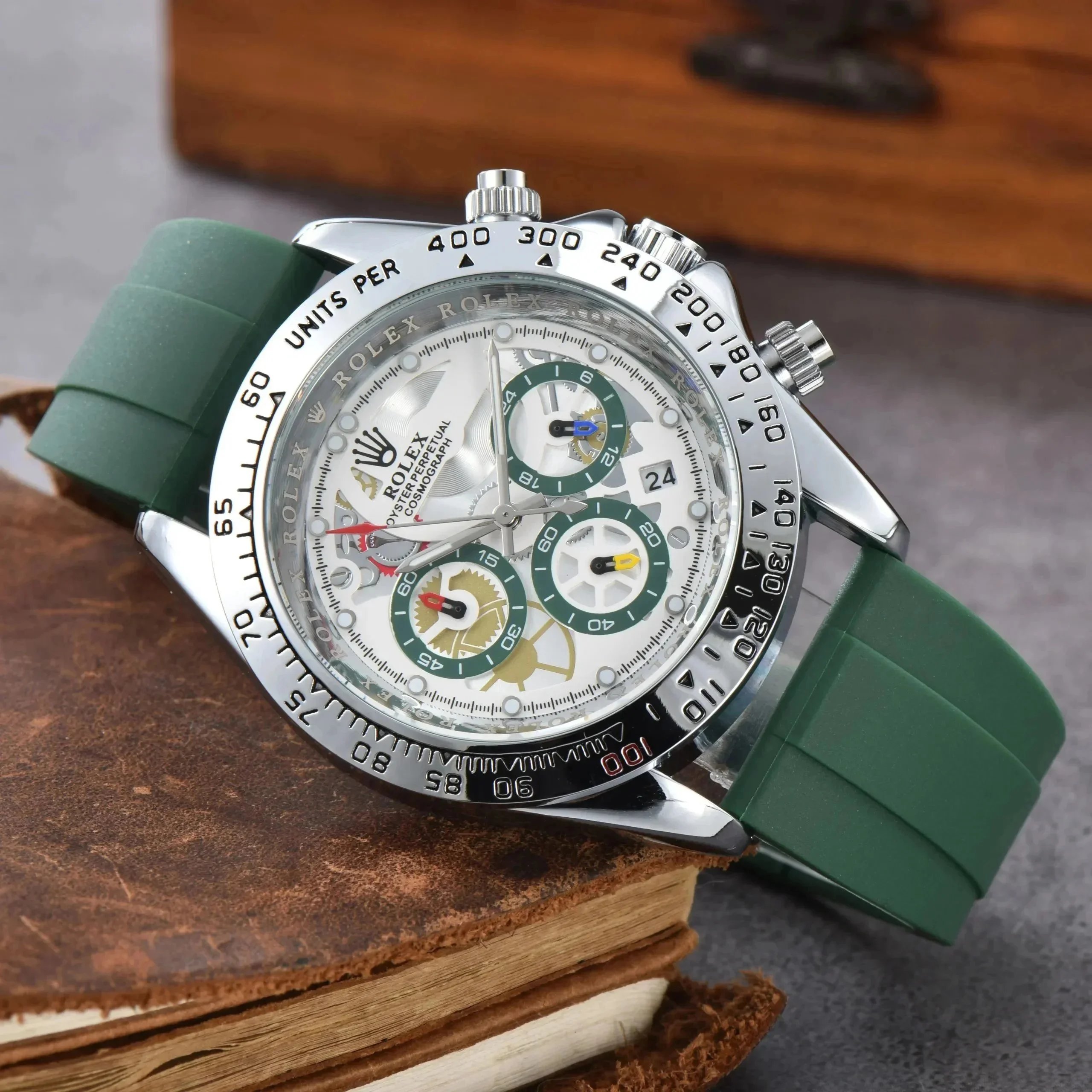 Rolex Daytona x Jean-Michel Basquiat Multicolor Chronograph Watch - 6