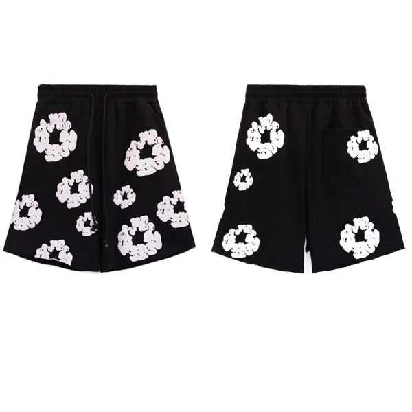 Saint Tears Floral Print Oversized T-Shirt Black - 7